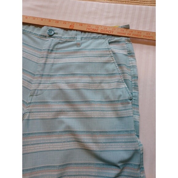 American Rag swim trunks board shorts mens 36 blue stripe surf beach active - Picture 6 of 8